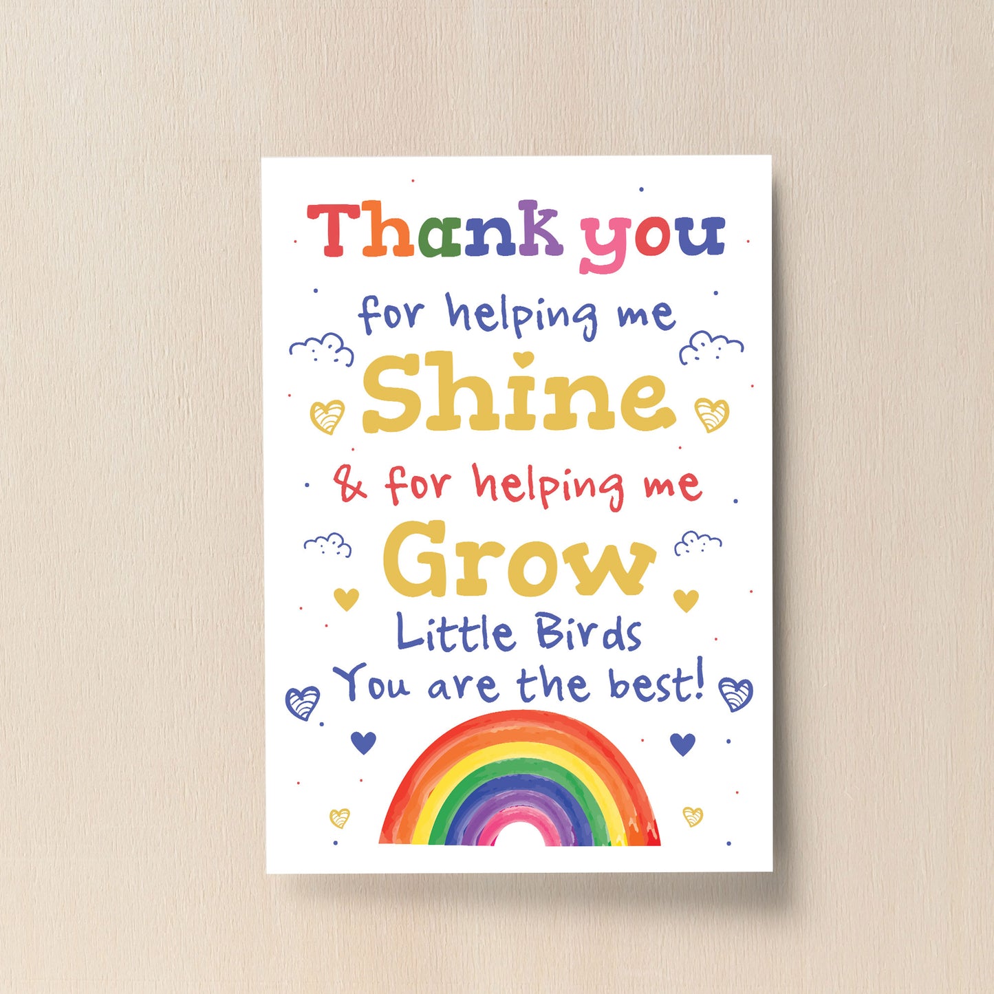 Personalised Teacher Thank You Leaving Gifts Nursery School