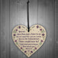 Best Friend Sister Gift Wood Heart Thank You Birthday Xmas Gift