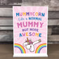 Mummy Gift For Birthday Christmas Standing Plaque Unicorn Gift