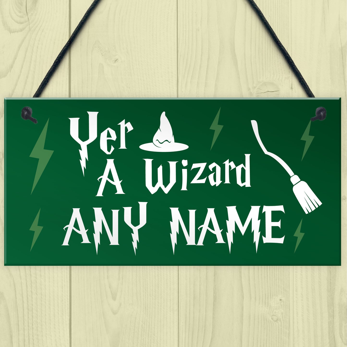 Personalised Wizard Bedroom Sign Magic Theme Gifts For Him Her