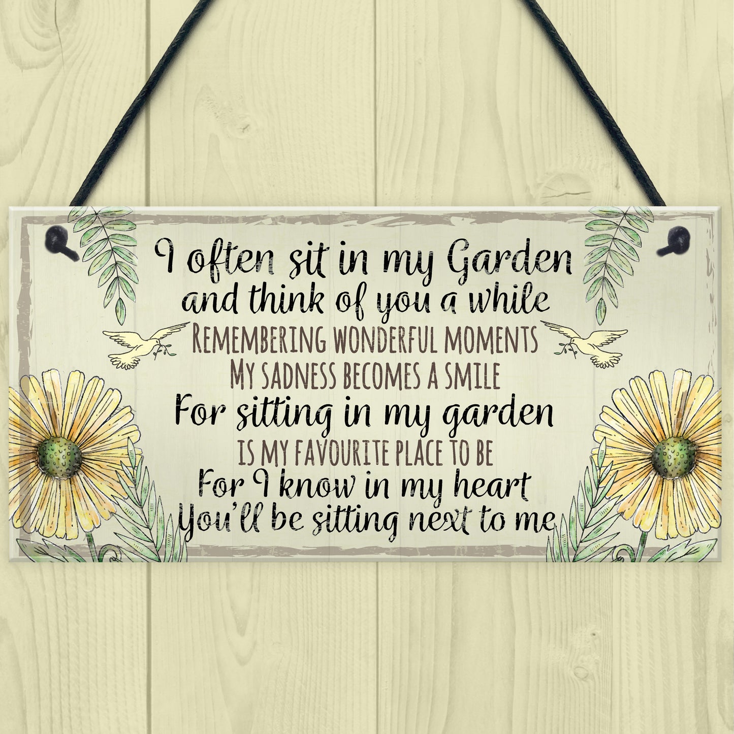 Garden Plaque Summer House Sign Garden Shed Friendship Mum Gift