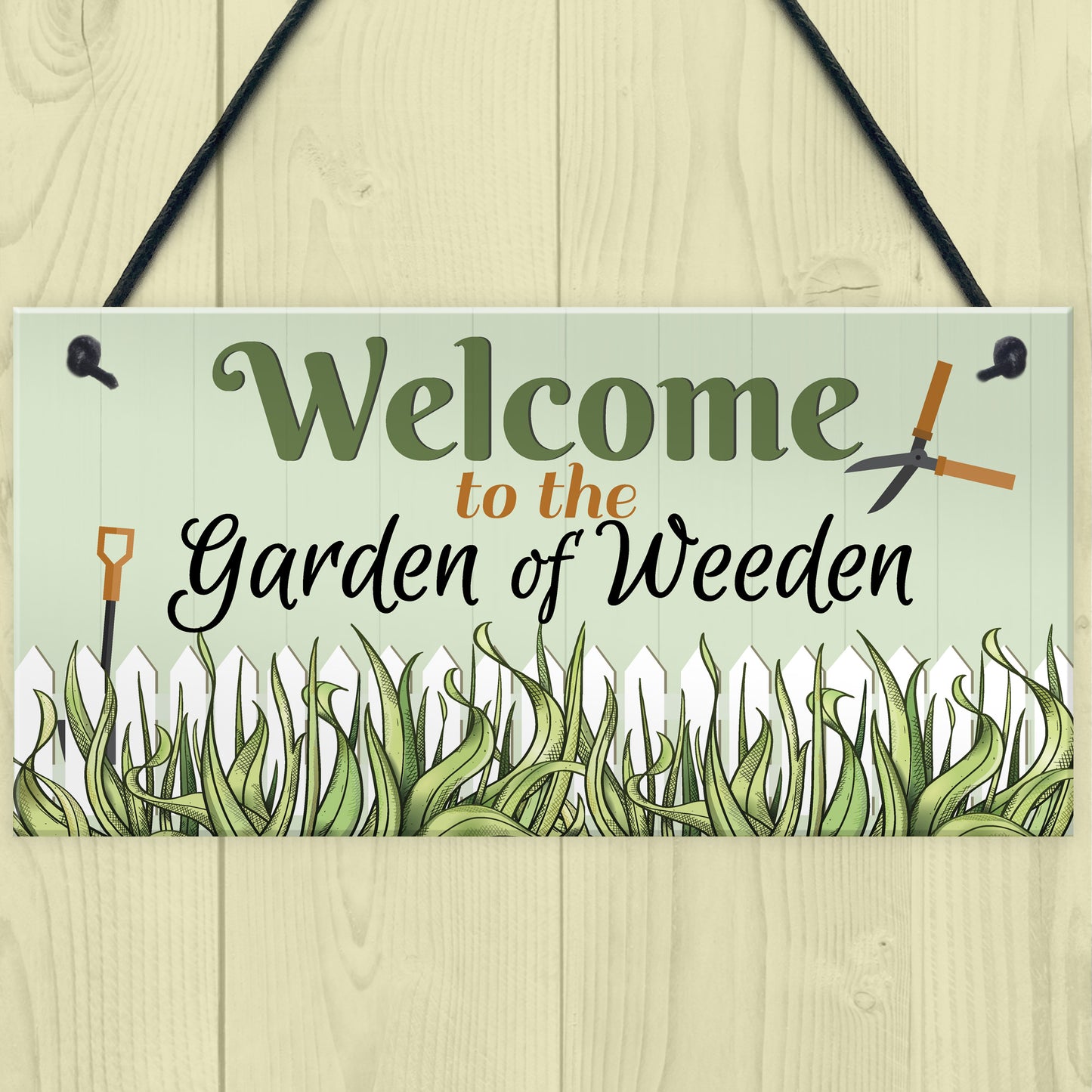 Garden Of Weeden Funny Novelty Garden Shed Home Decor Plaques