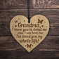 Grandma Birthday Gifts Engraved Heart Christmas Gift For Grandma
