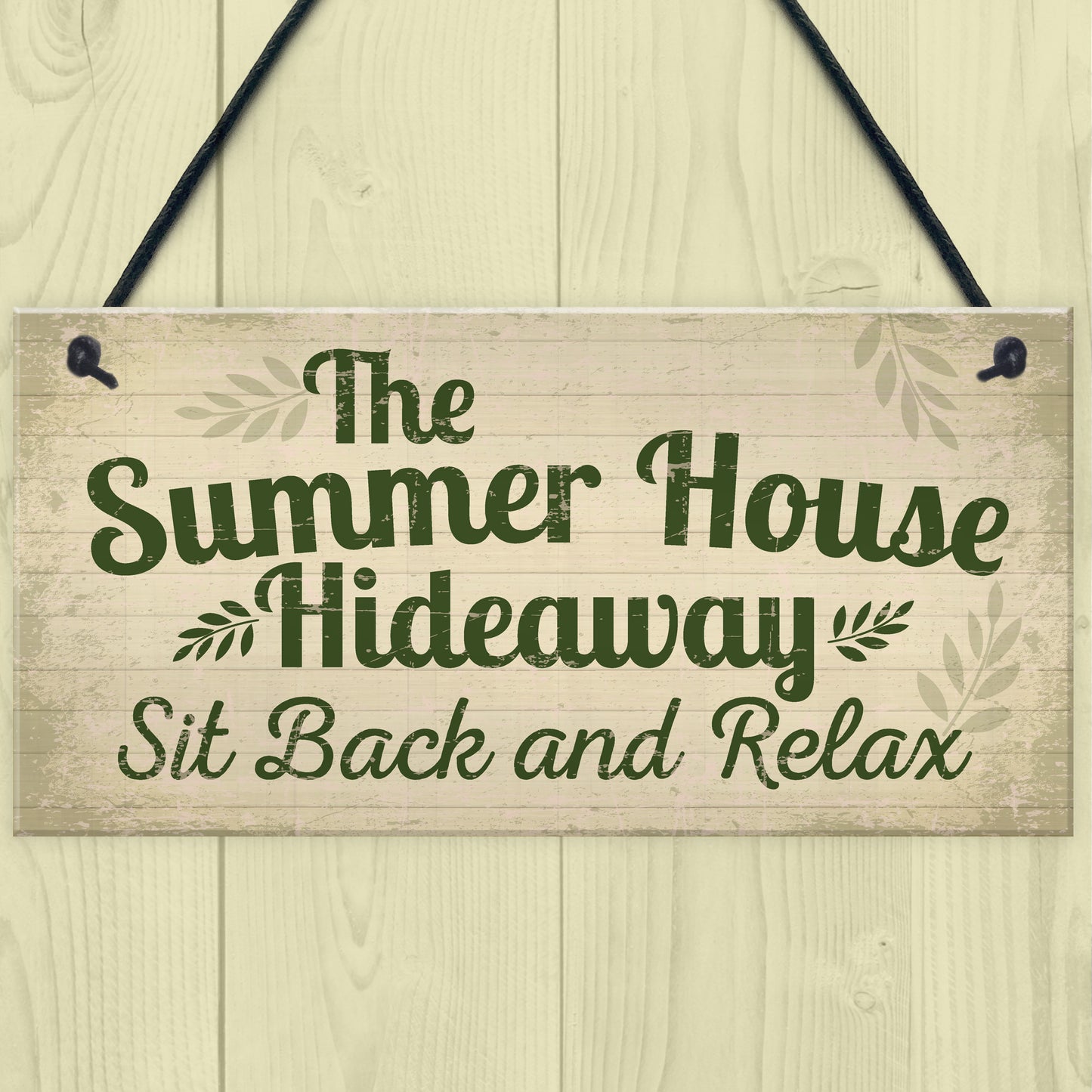 Garden Sign The Summer House Novelty Plaque Garden Shed Sign