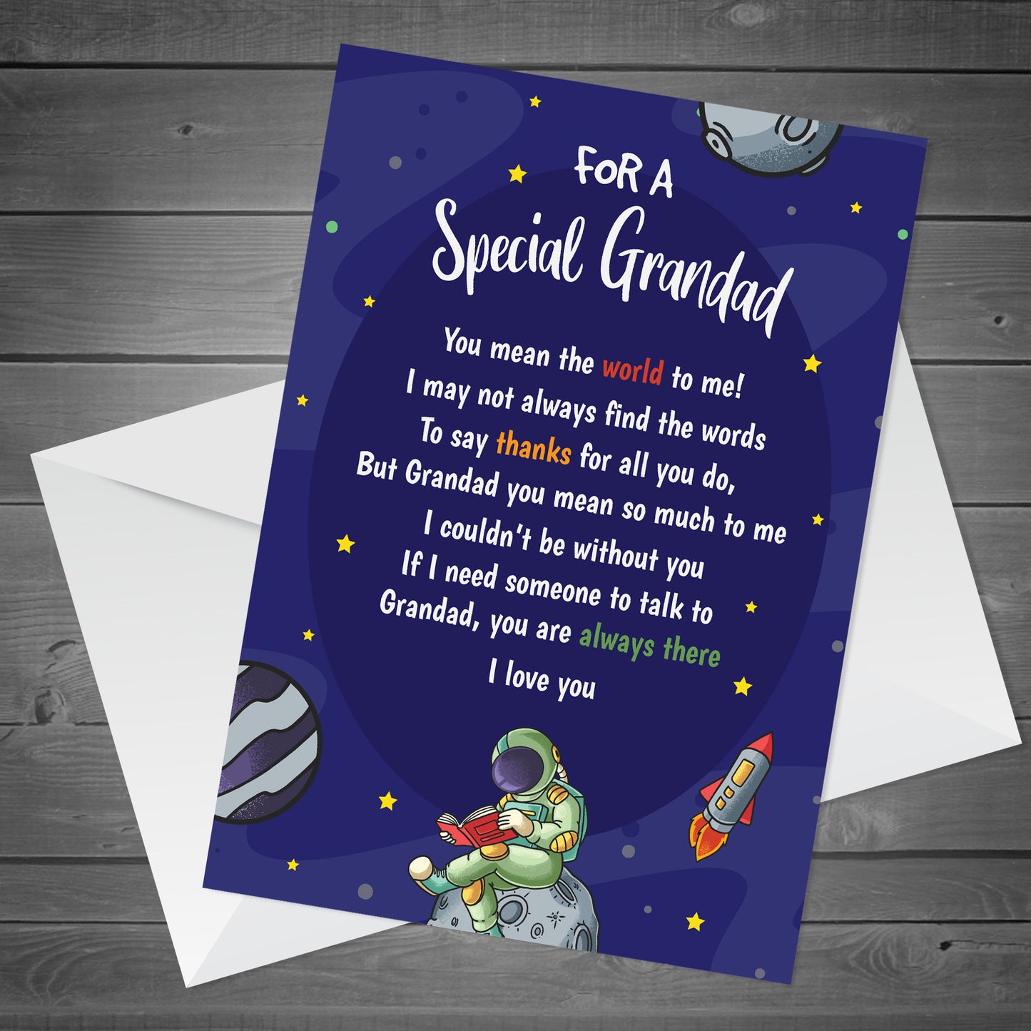 Fathers Day Birthday Card For A Special Grandad Novelty Card