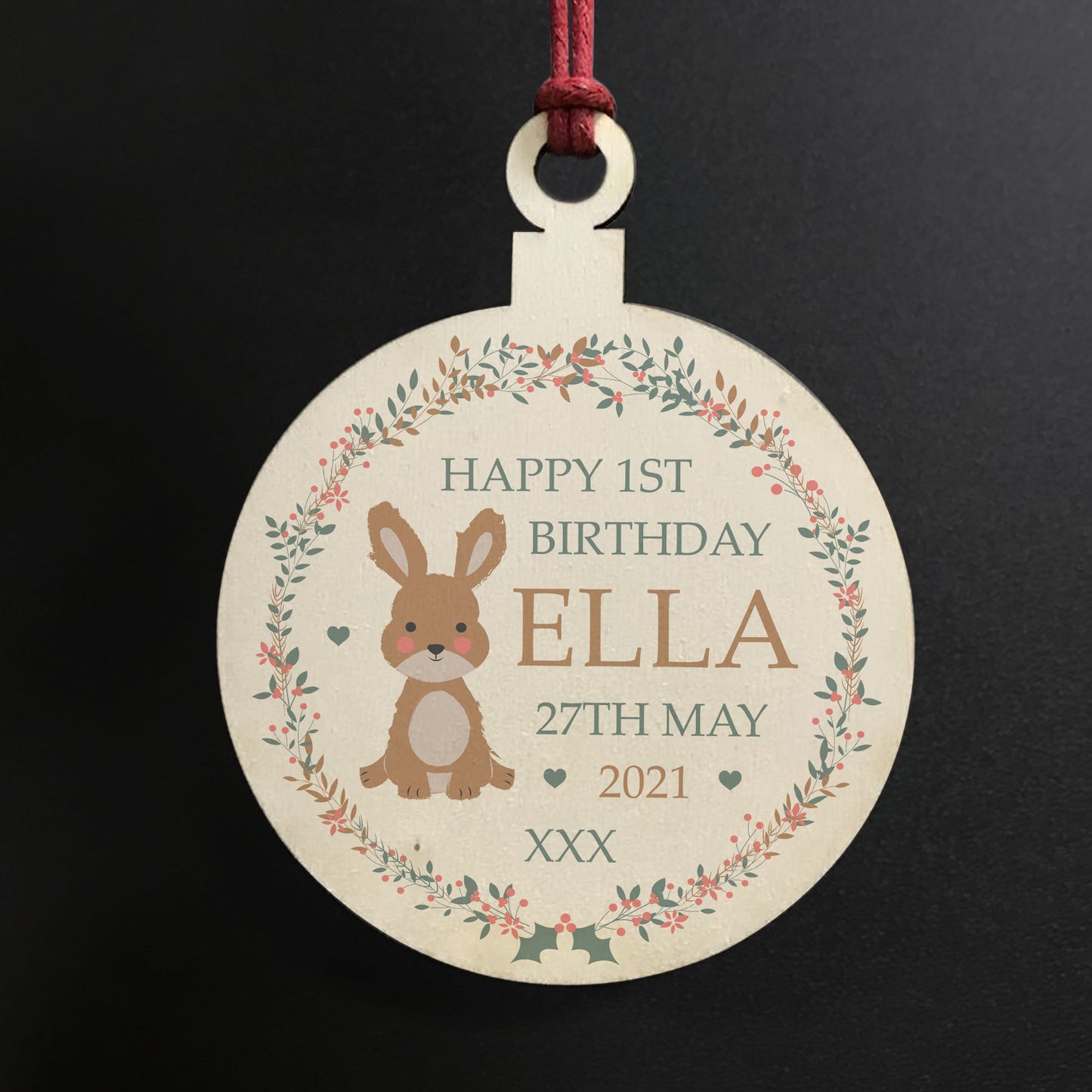 Personalised 1st Birthday Gift For Daughter Son Decoration Baby