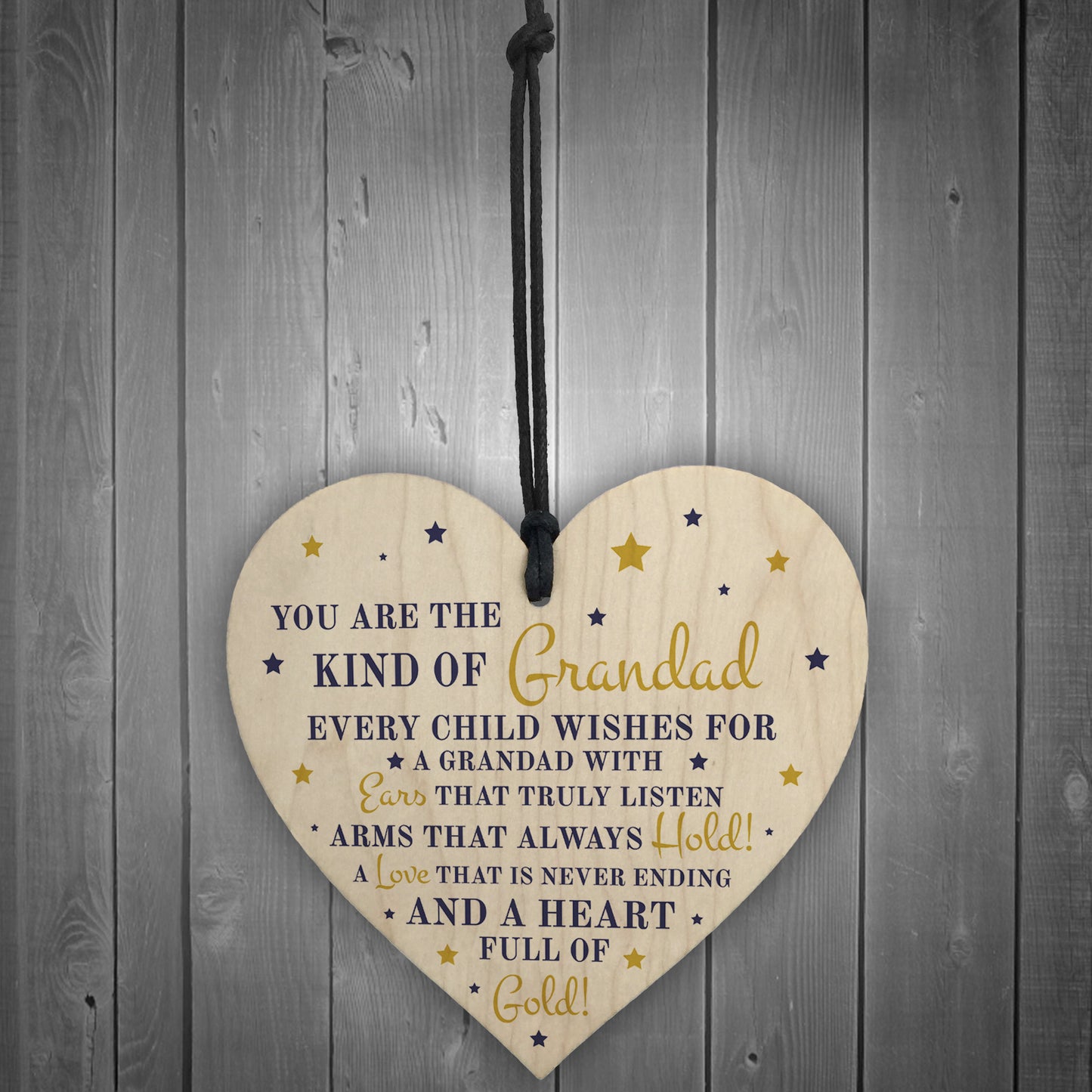 Grandad Gifts Heart Fathers Day Gift Thank You Grandparent Gift