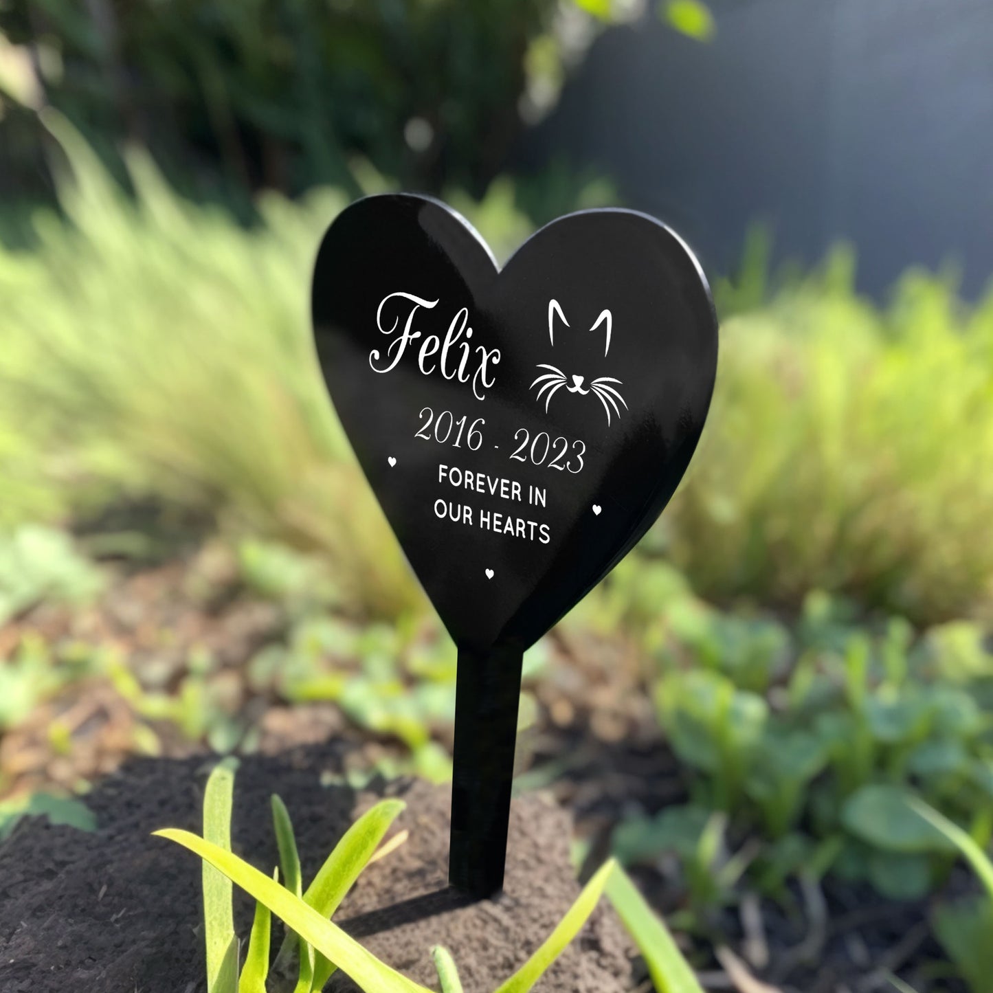 Cat Memorial Plaque For Grave Garden Personalised Pet Memorials