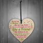AUNTIE Birthday Christmas Gift Hanging Wood Heart Plaque Gift