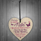 Nan Gifts For Granny Grandma Wood Heart Sign BirthdayT THANK YOU