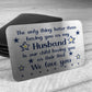 Thank You Gift For Husband Dad Metal Wallet Insert Gift For Him
