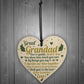 Great Grandad Birthday Gift Wooden Heart Christmas Keepsake Gift