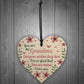 Nan Birthday Gifts Mothers Day Gift Wooden Heart Gran Grandma