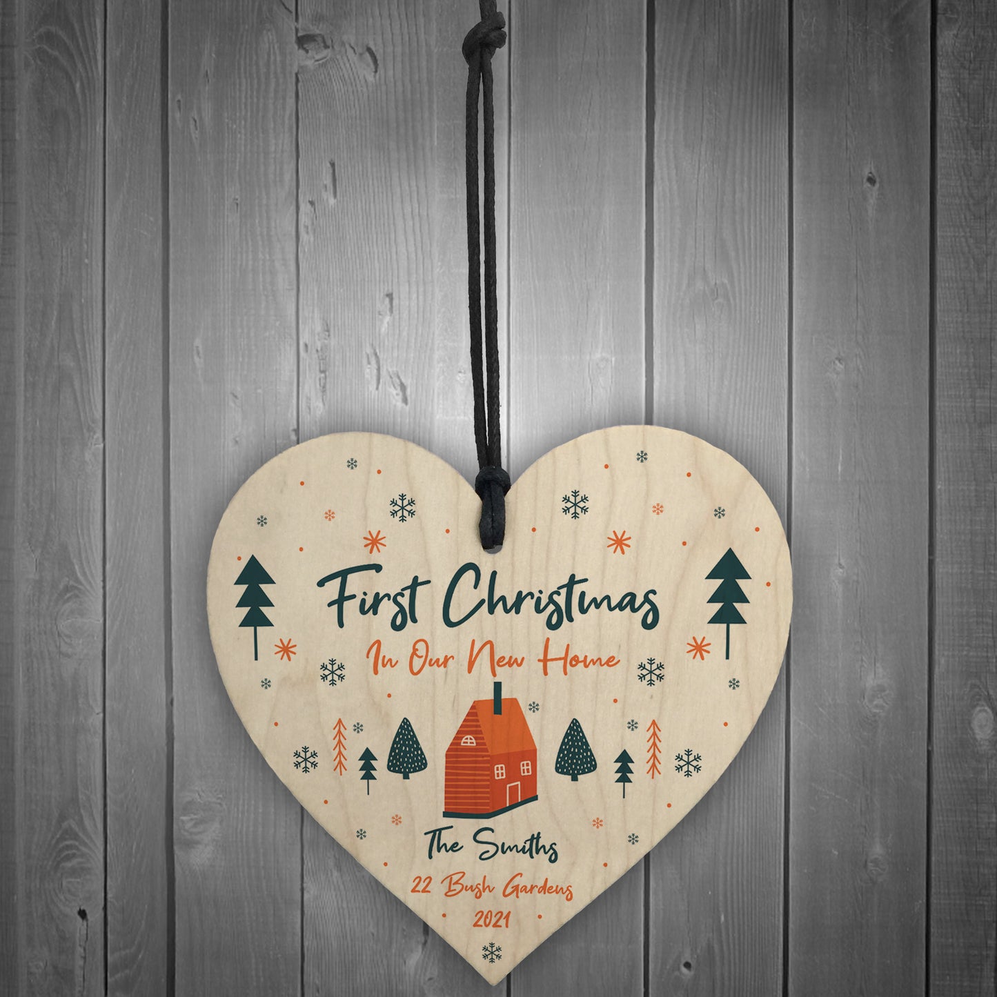 1st Christmas In Our New Home Tree Decoration Personalised