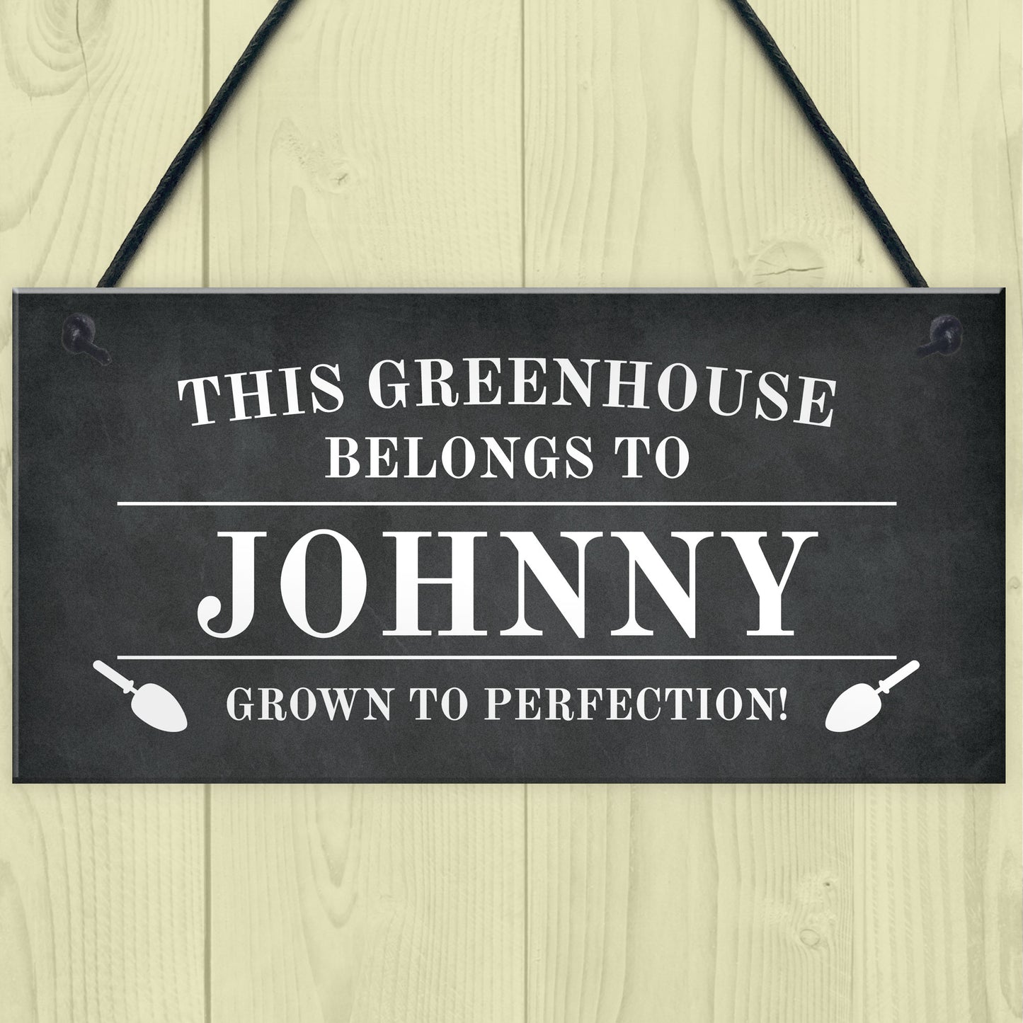 Novelty Greenhouse Sign Personalised This Greenhouse Belongs To