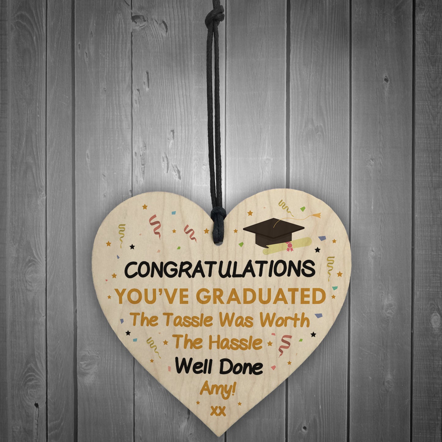 PERSONALISED Graduation Gift Congratulations University Present