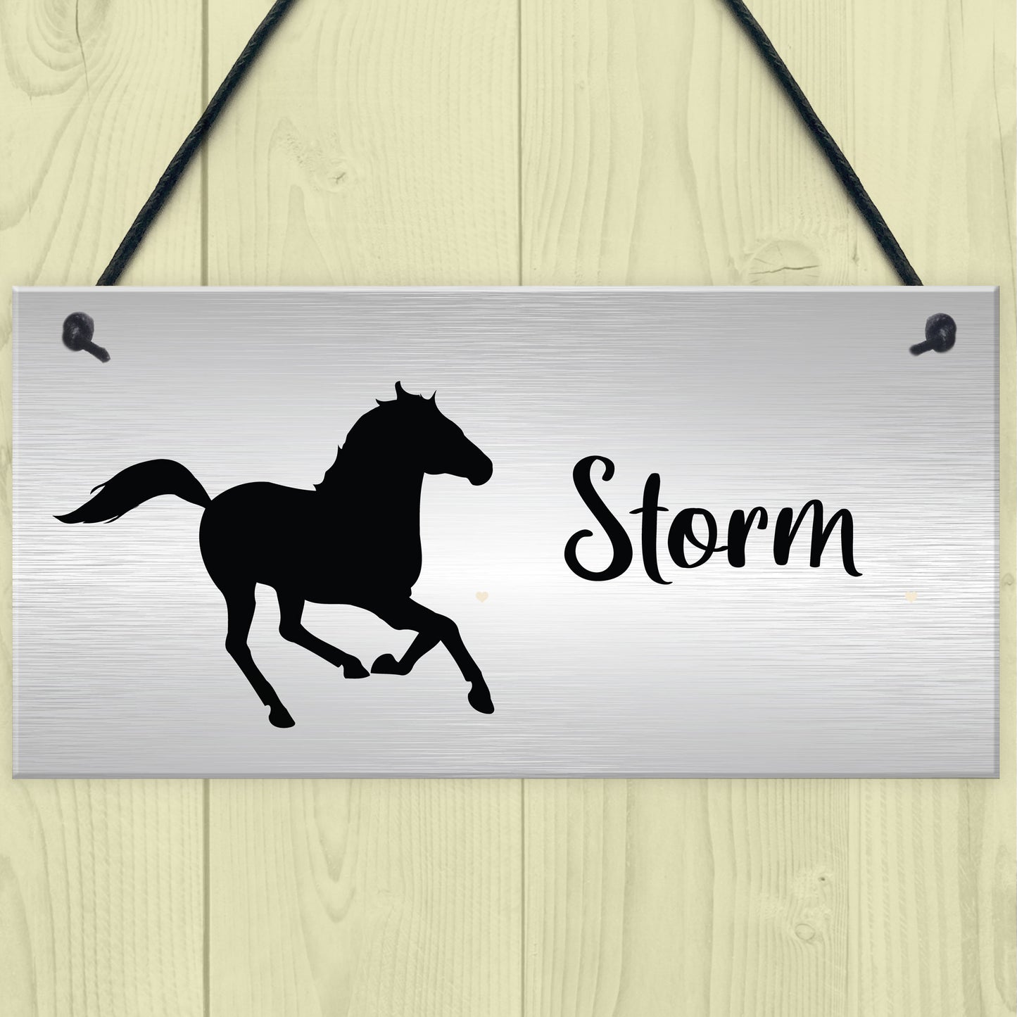 Personalised Stable Sign For Horse ANY NAME Horse Lover Gift