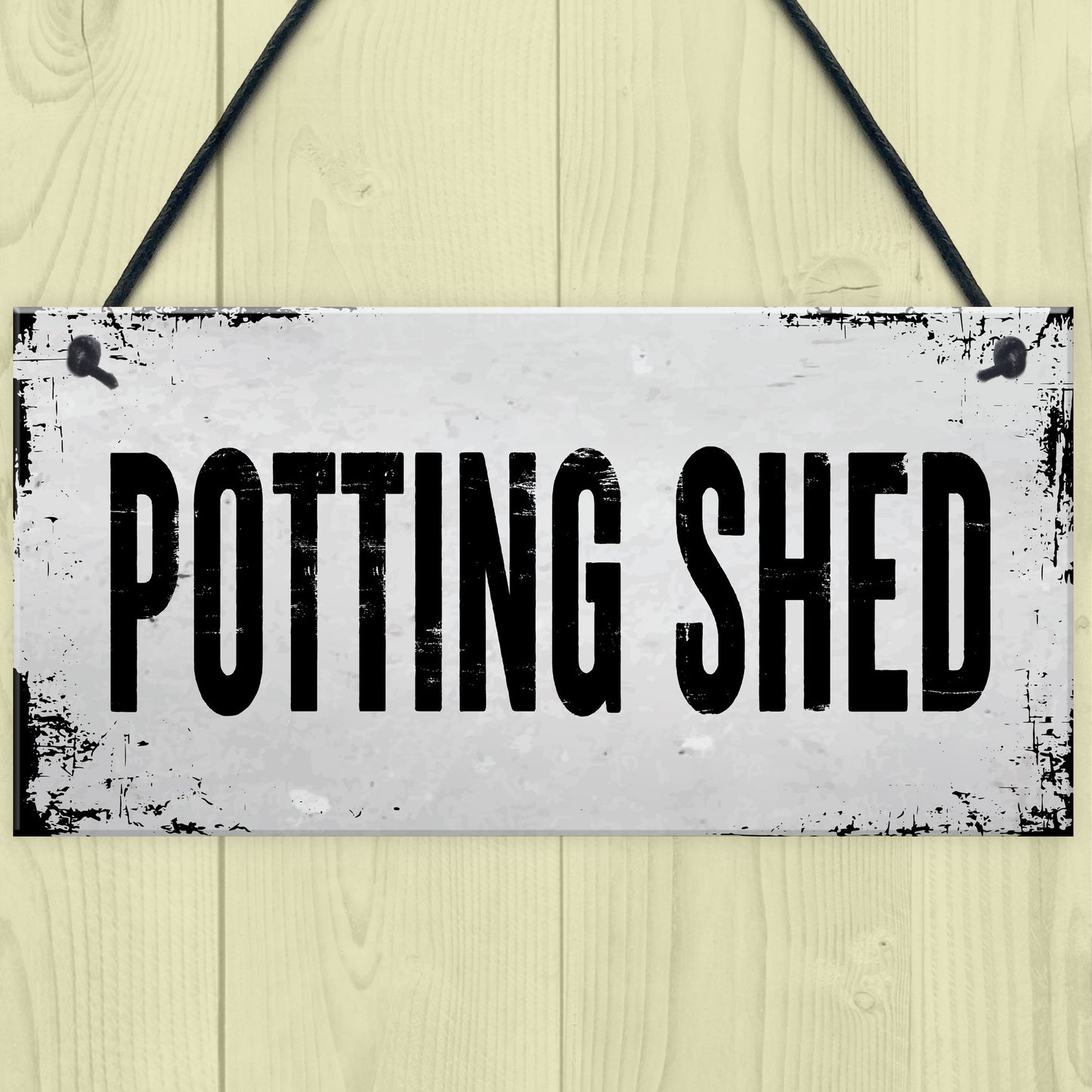 Novelty Potting Shed Sign For Garden Shed Greenhouse Home Decor