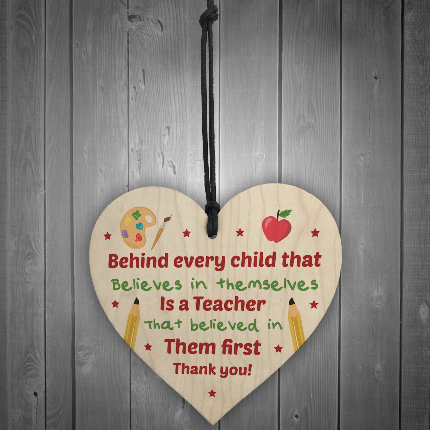 Thank You Teacher Gift Plaque Keepsake Leaving NURSERY School