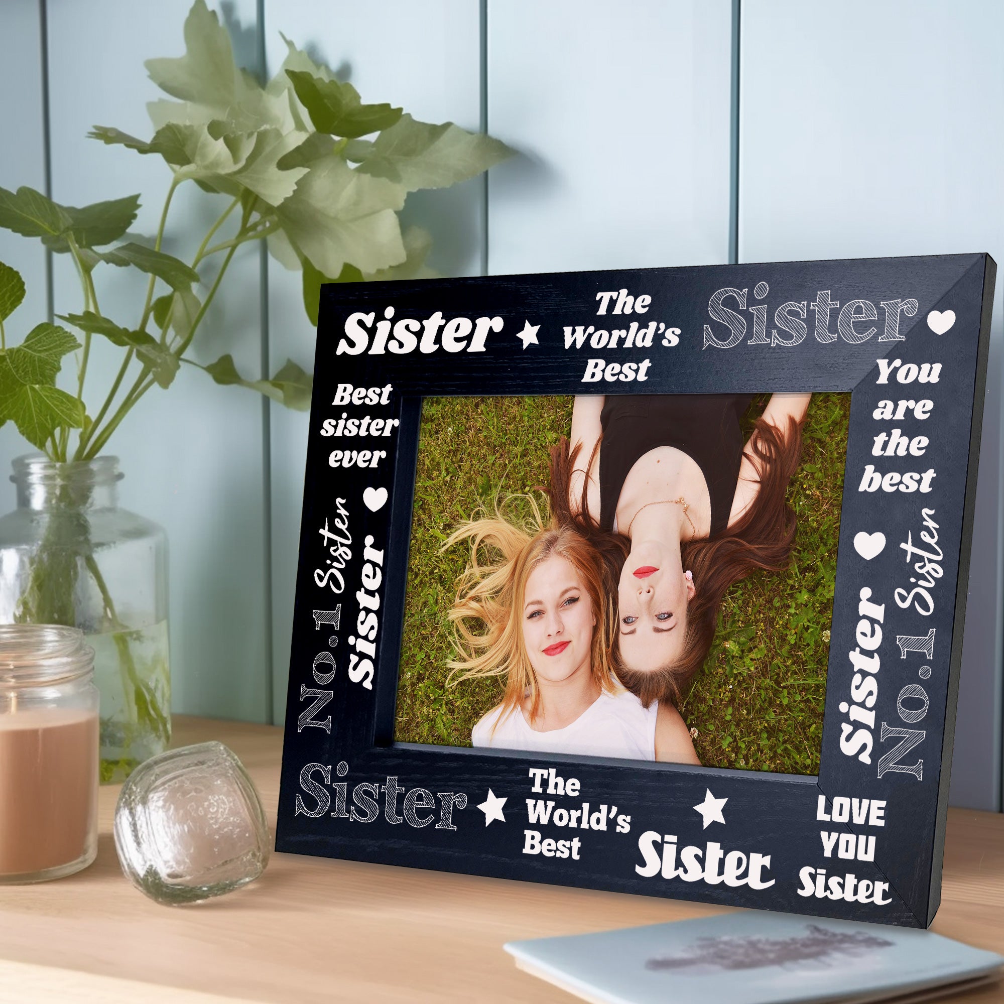 Partners In Crime Wall frame - Personalized brother sister gift - Zoci Voci