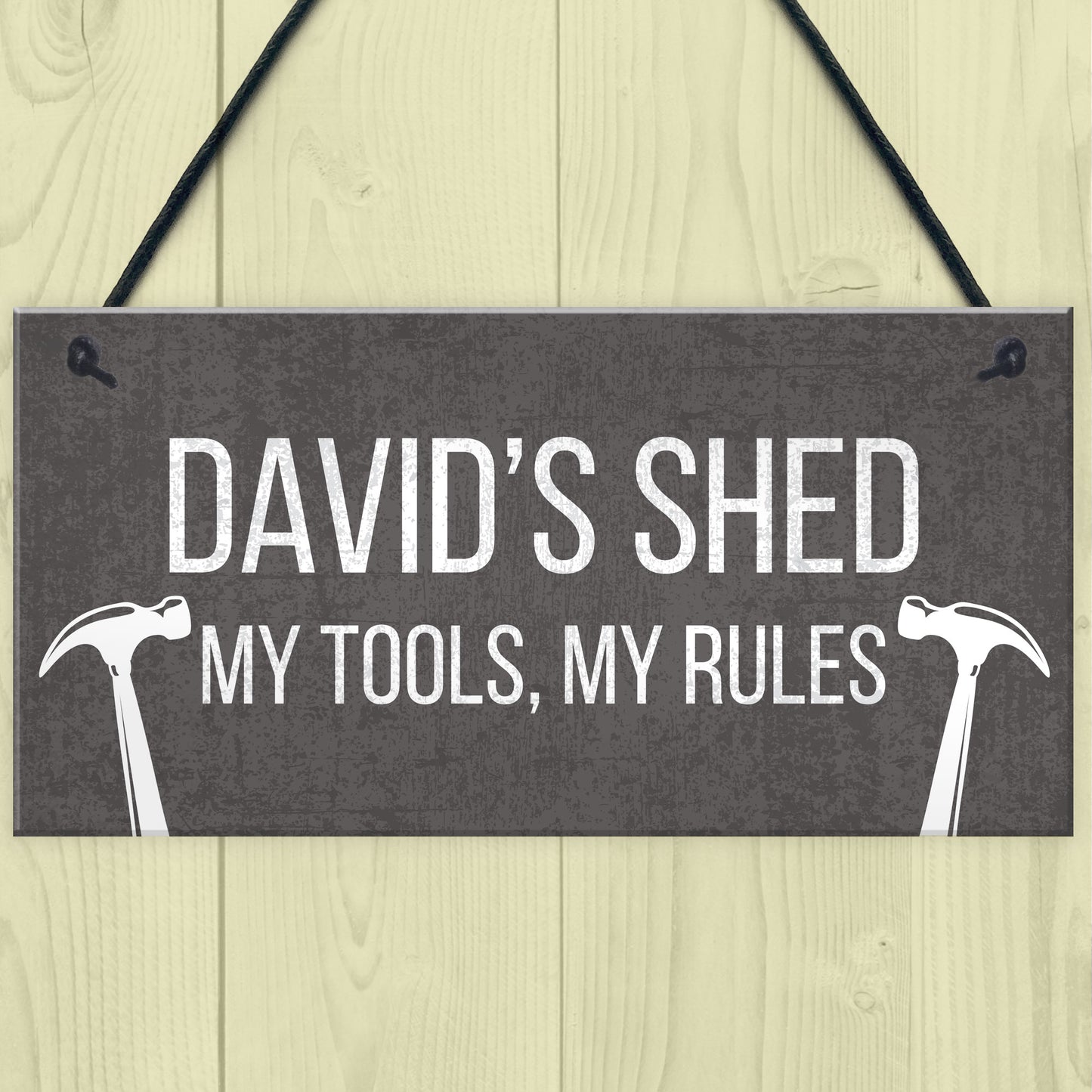 Personalised Shed Sign Tools Man Cave Garage Sign Door Sign