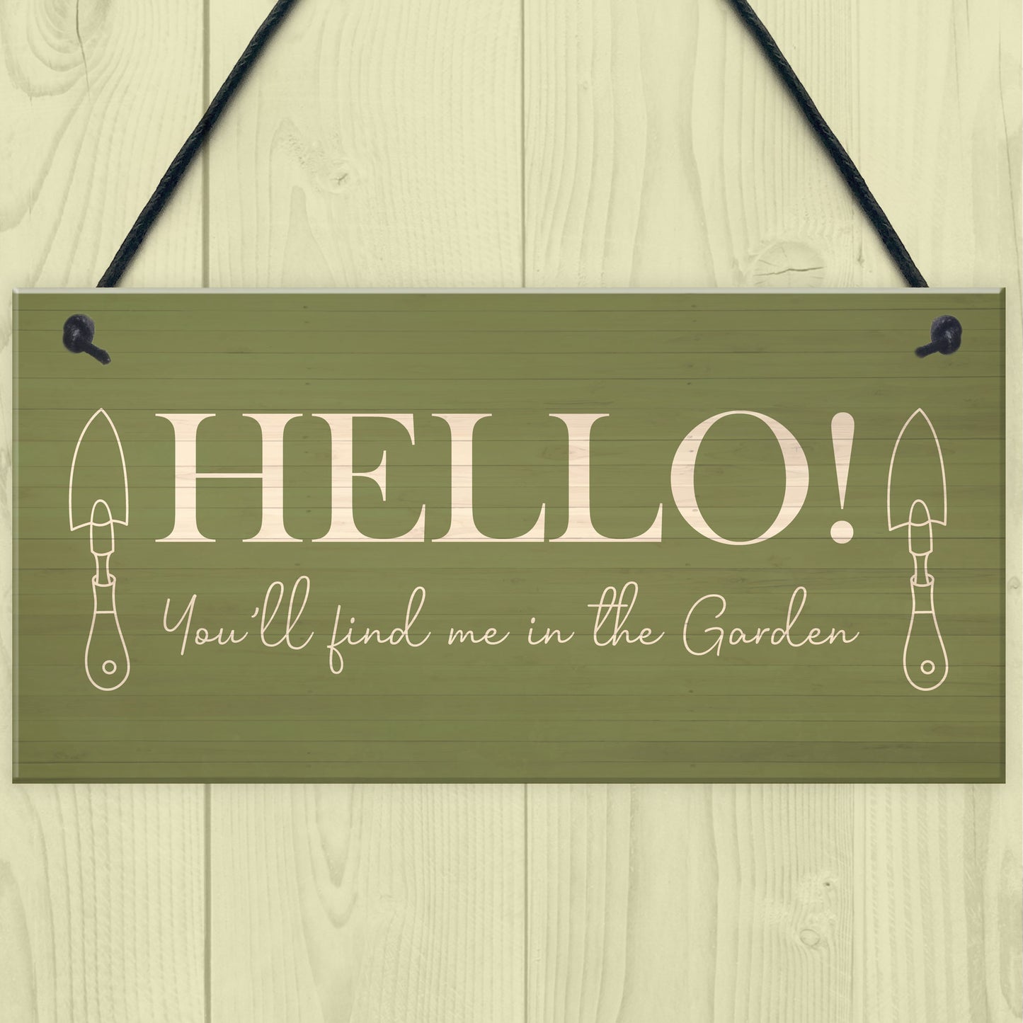 Funny Door Sign Find Me In The Garden Wall Plaque Garden Signs