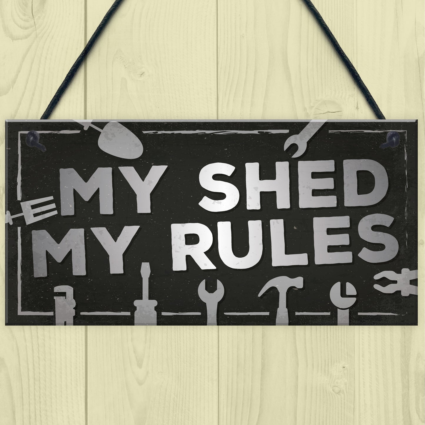 My Shed Sign Garden Shed Man Cave Garage Shop Plaque Dad Gift