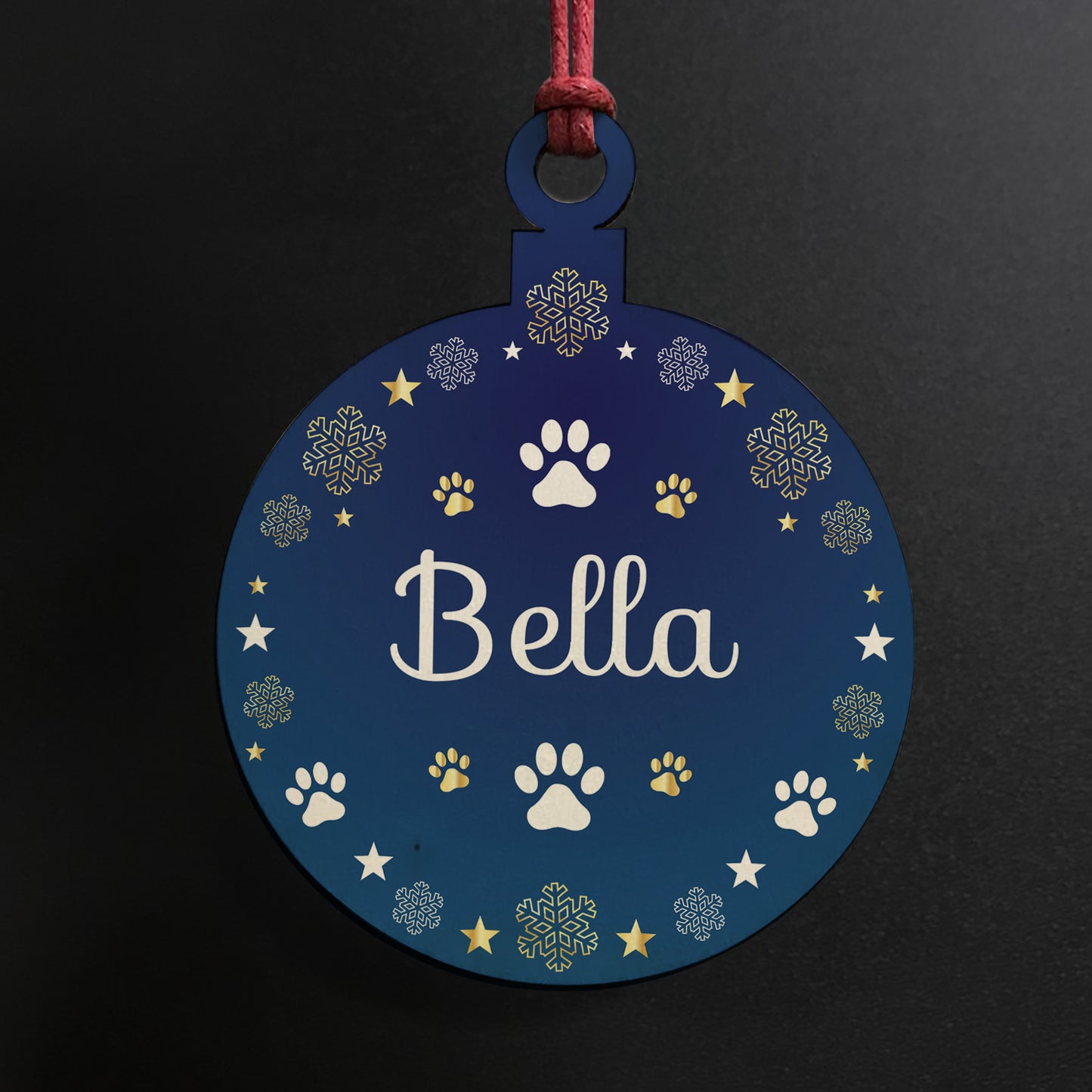 1st Christmas Bauble Personalised Dog Cat Christmas Decoration