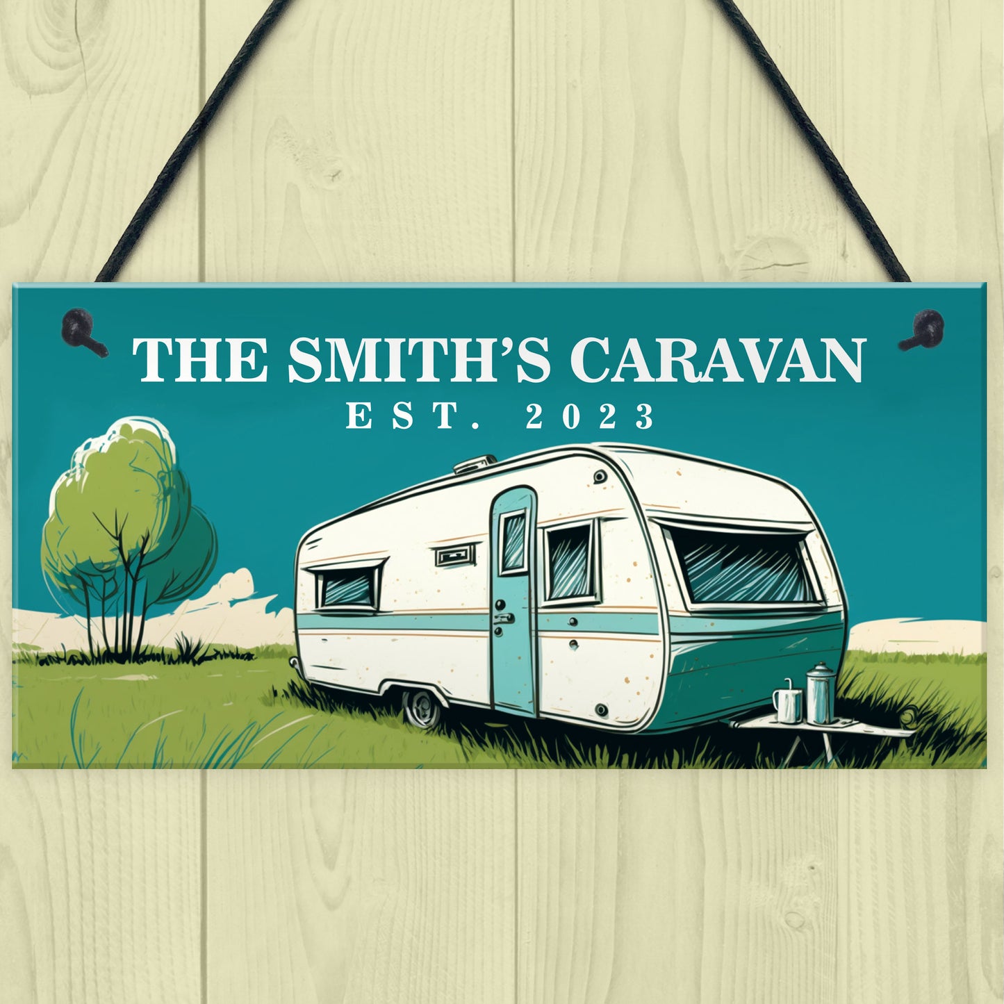 Personalised Caravan Sign Accessories Home Decor Caravan Lover