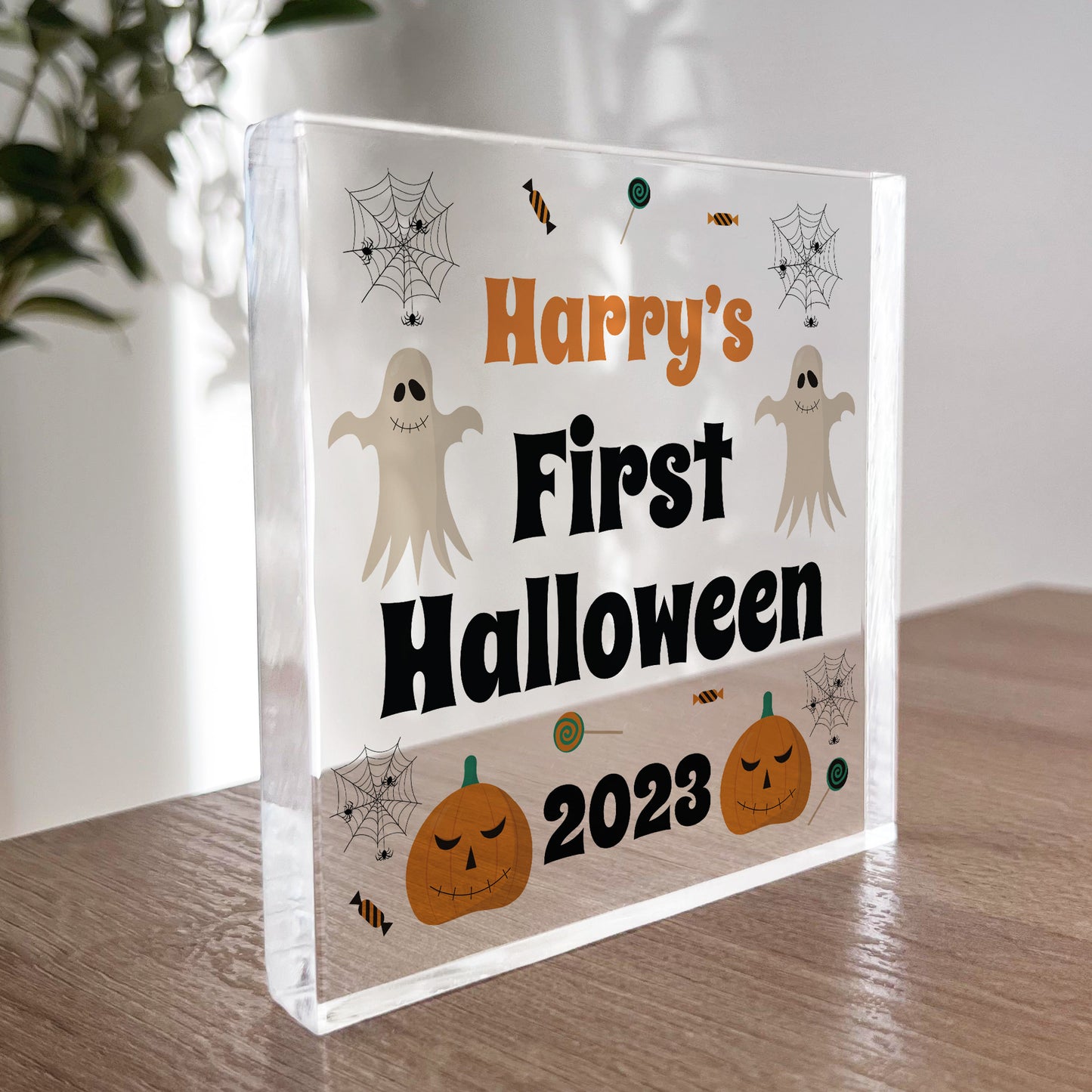 Personalised My First Halloween Gift Halloween Decoration Baby