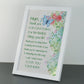 Mum Poem Framed Print Mum Birthday Xmas Gift From Daughter Son