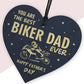 Motorbike Biker Bike Gift Fathers Day Gift for Dad Daddy Heart