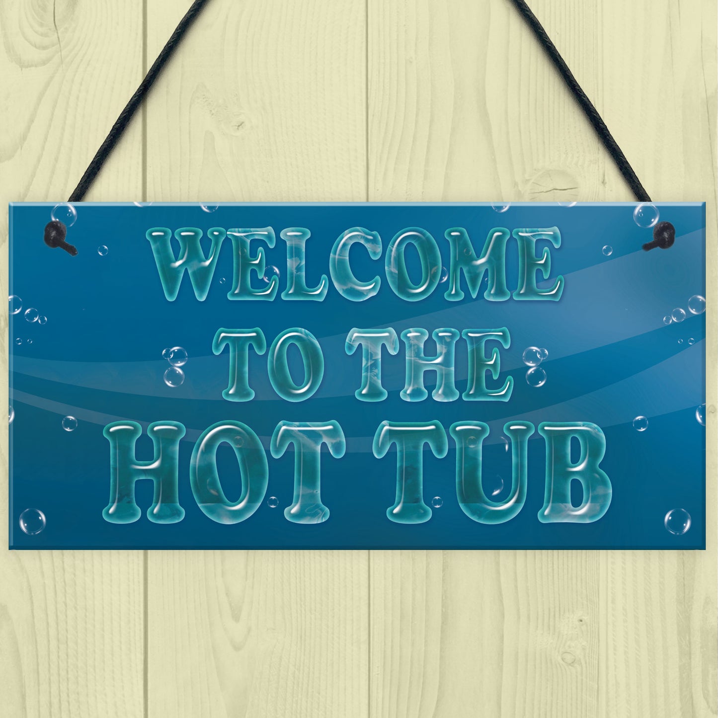 Nautical Theme Hot Tub Sign Welcome Sign Garden Shed Plaque