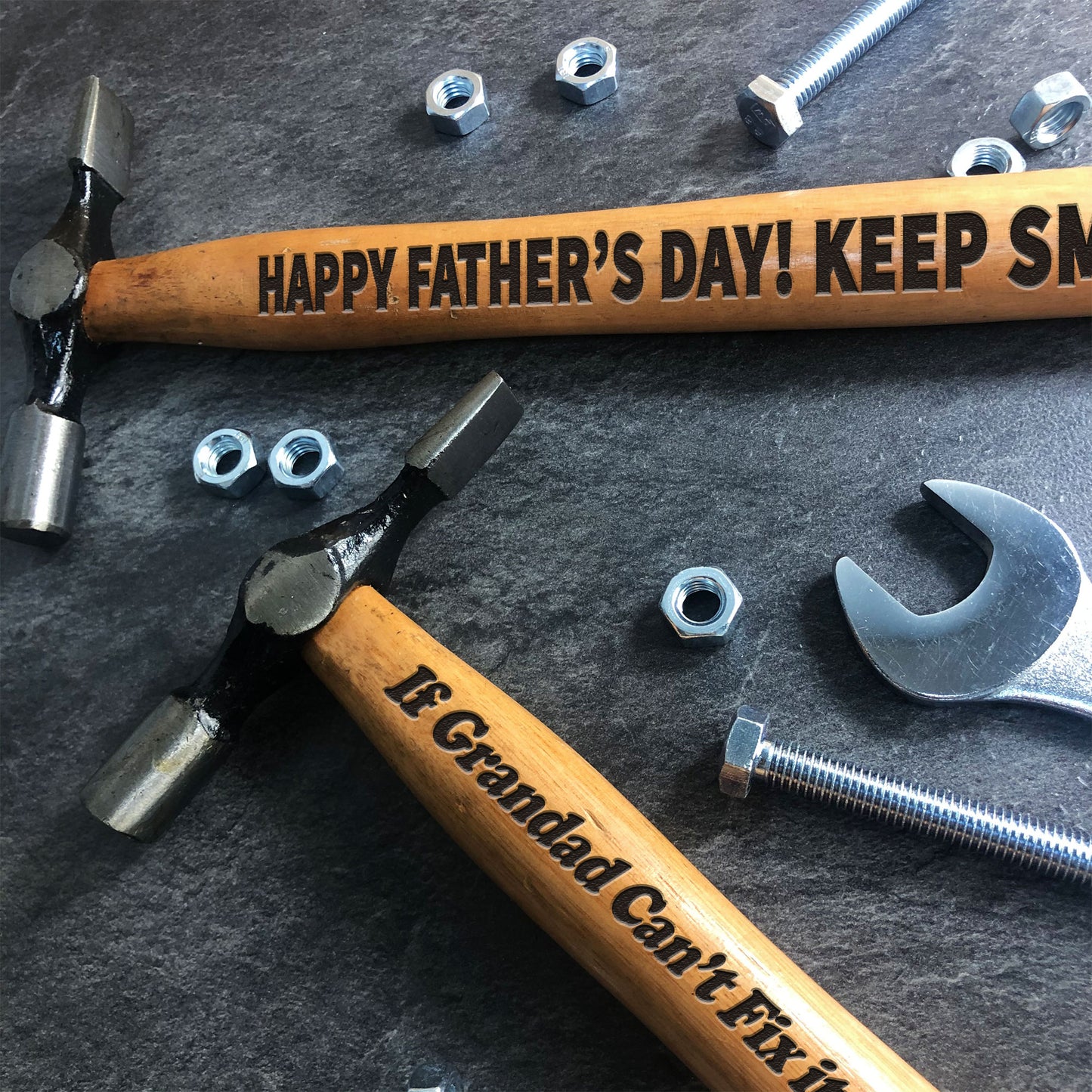 Novelty Fathers Day Gift For Dad Grandad Engraved Hammer Cool