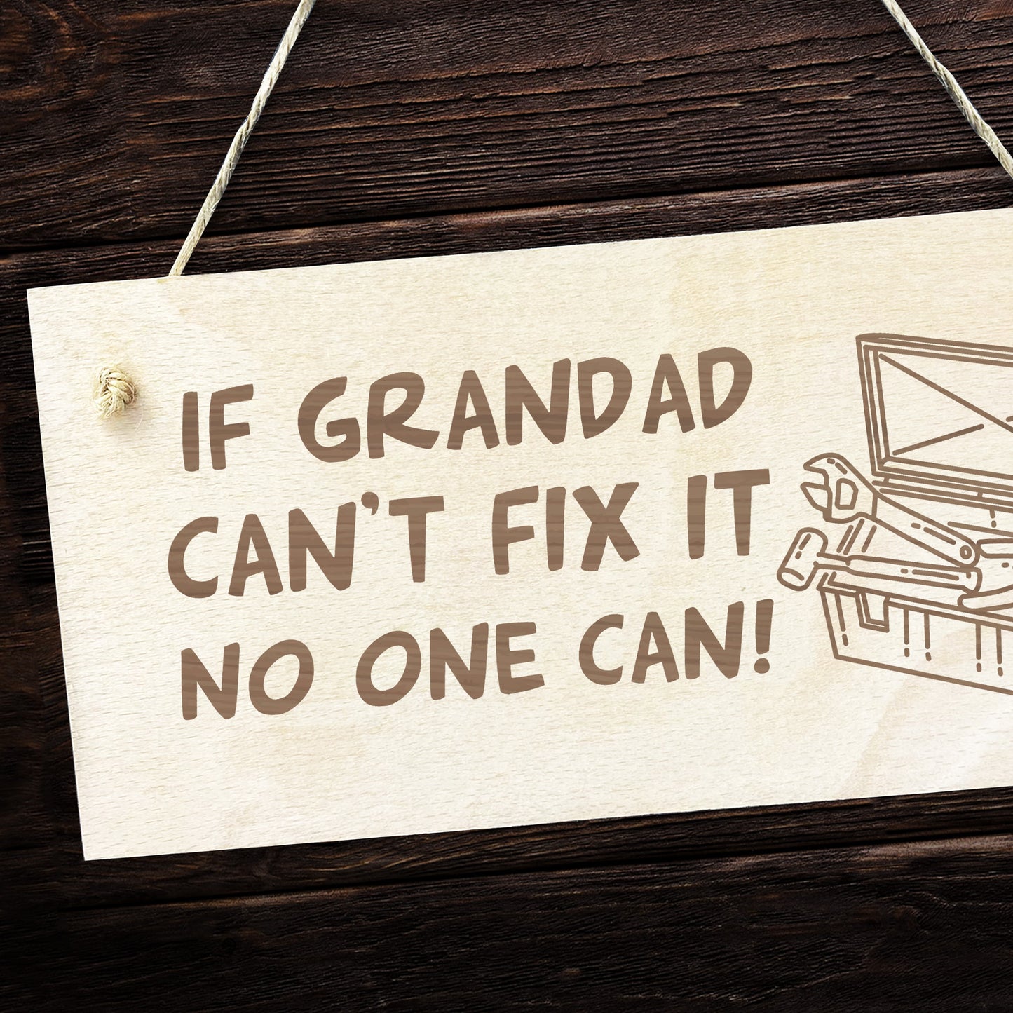 Funny Man Cave Shed Sign For Grandad Birthday Fathers Day Gift