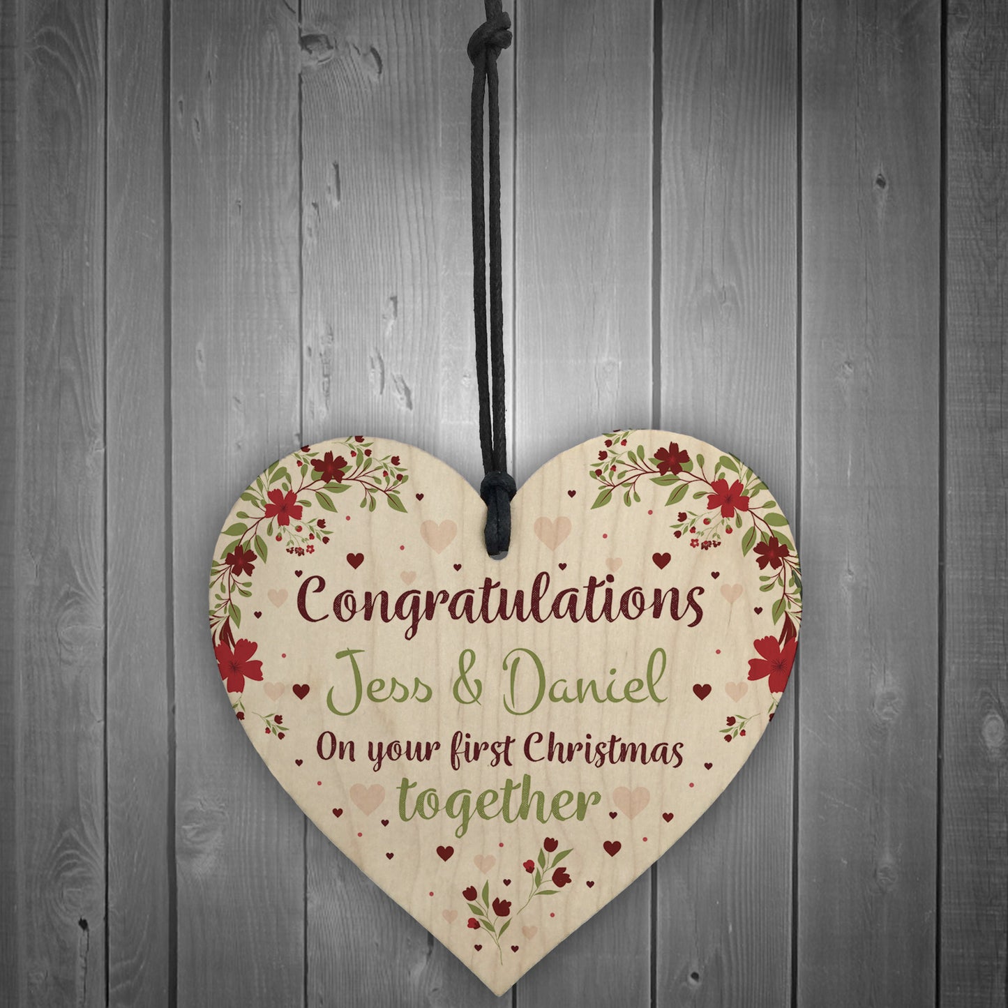 Personalised Congratulation First Christmas New Home Gift 1st