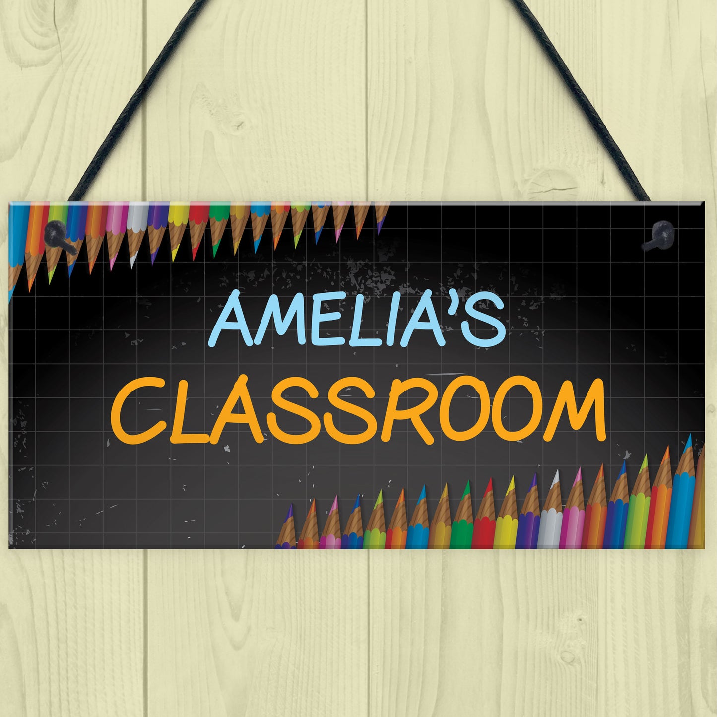 Personalised Classroom Sign For Home Hanging Sign Playroom Sign