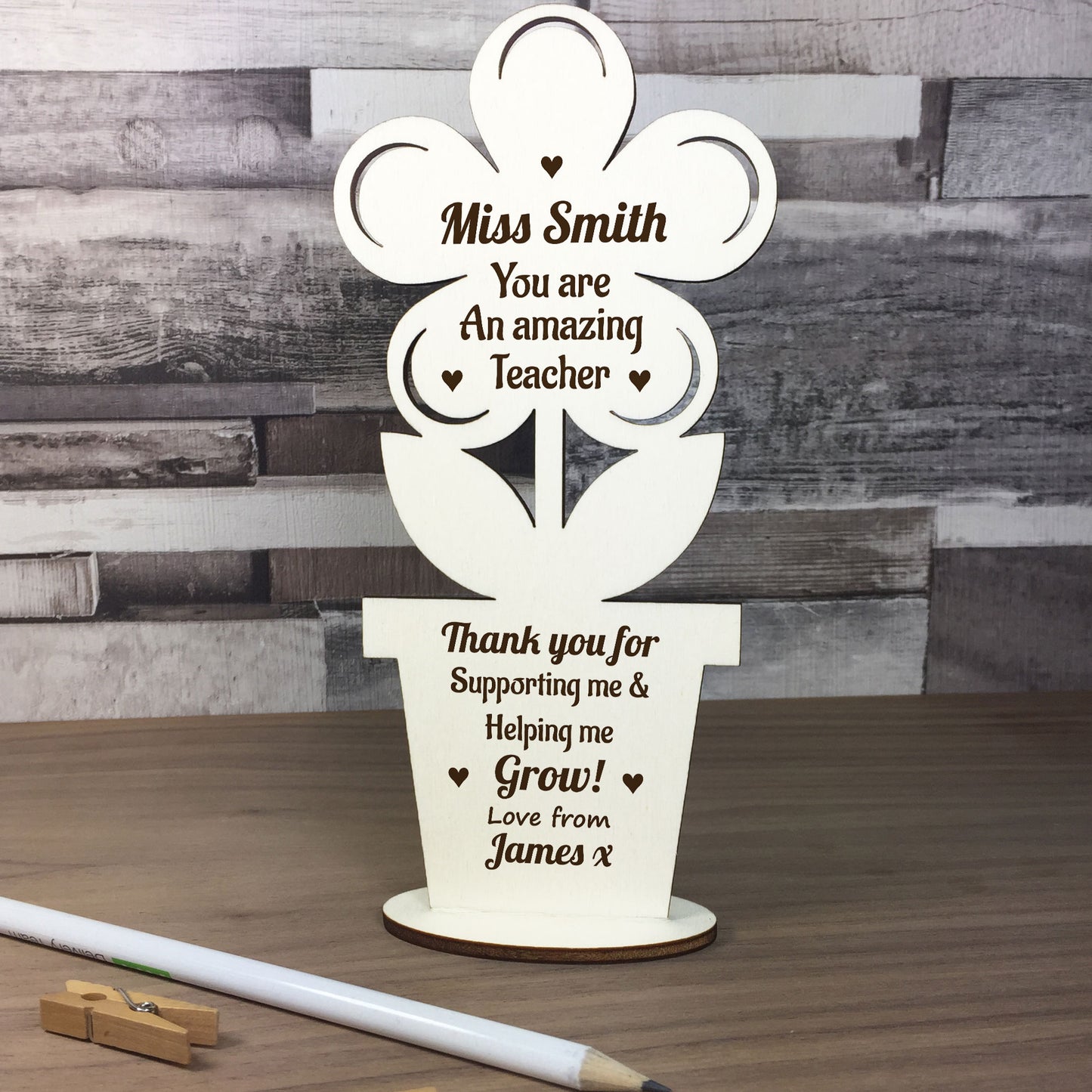 Teacher Gift TA School Nursery Gift From Student Thank You Gift