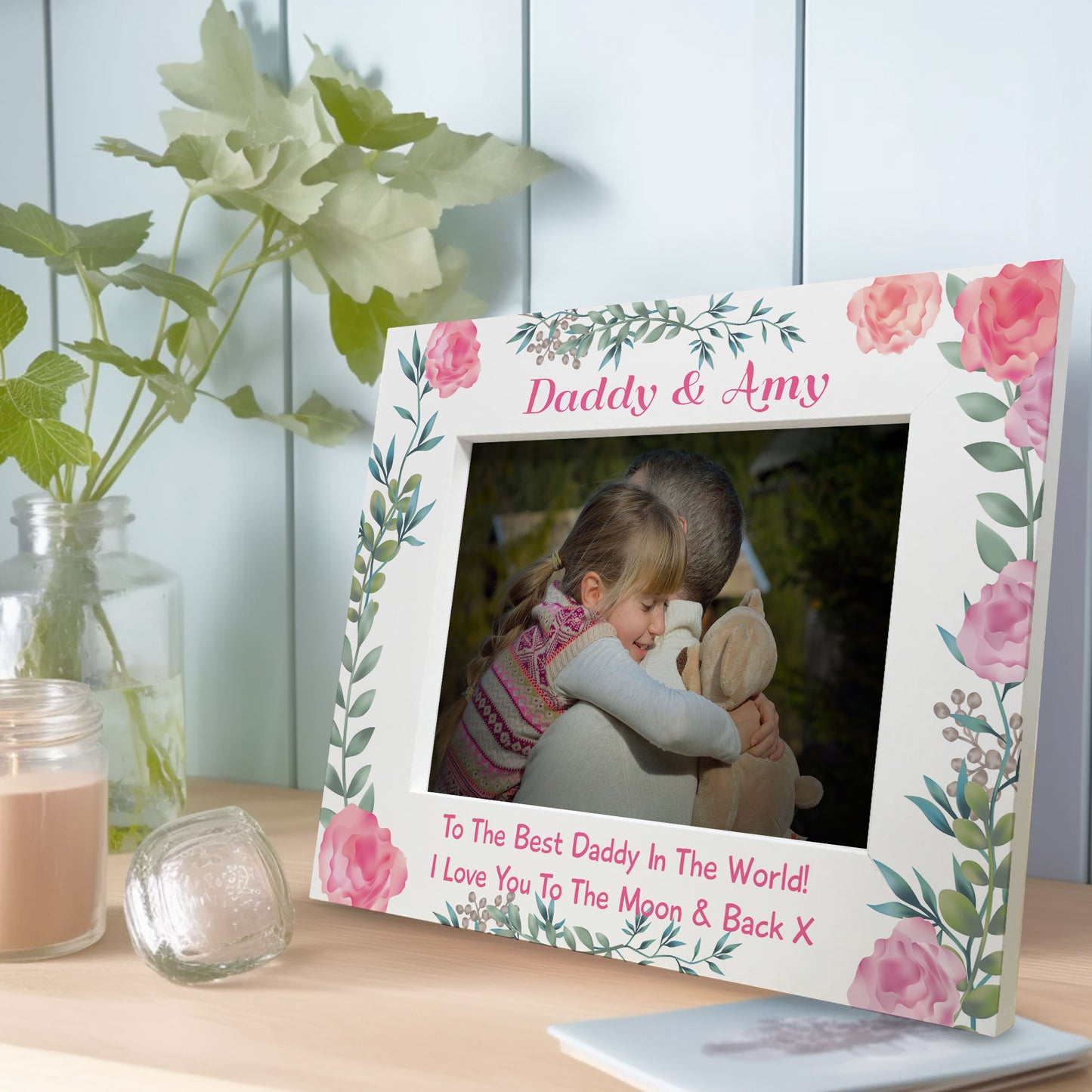 Personalised Dad Photo Frame Dad Birthday Fathers Day Gifts