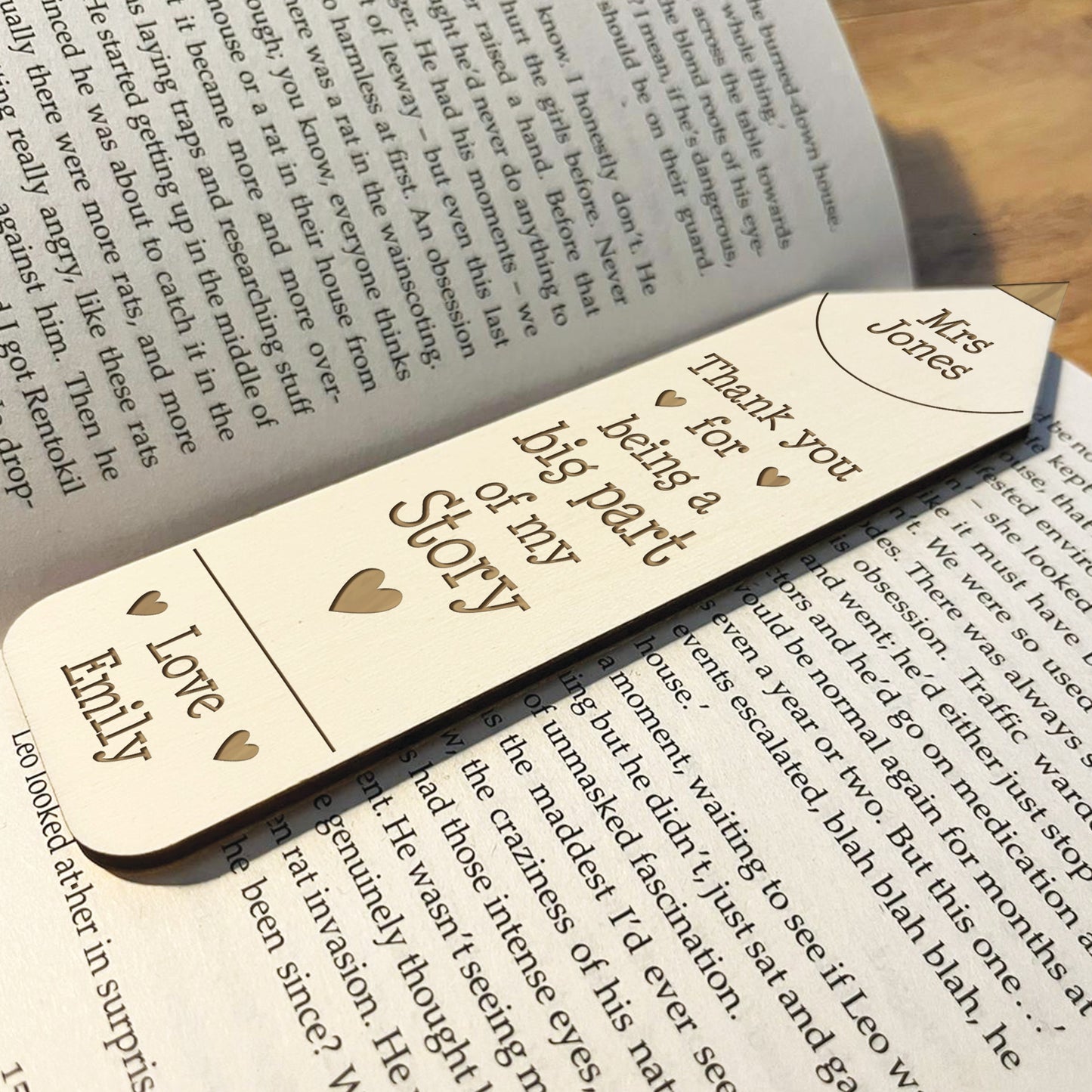 Teacher Gifts Wood Bookmark Teacher Gifts For Women