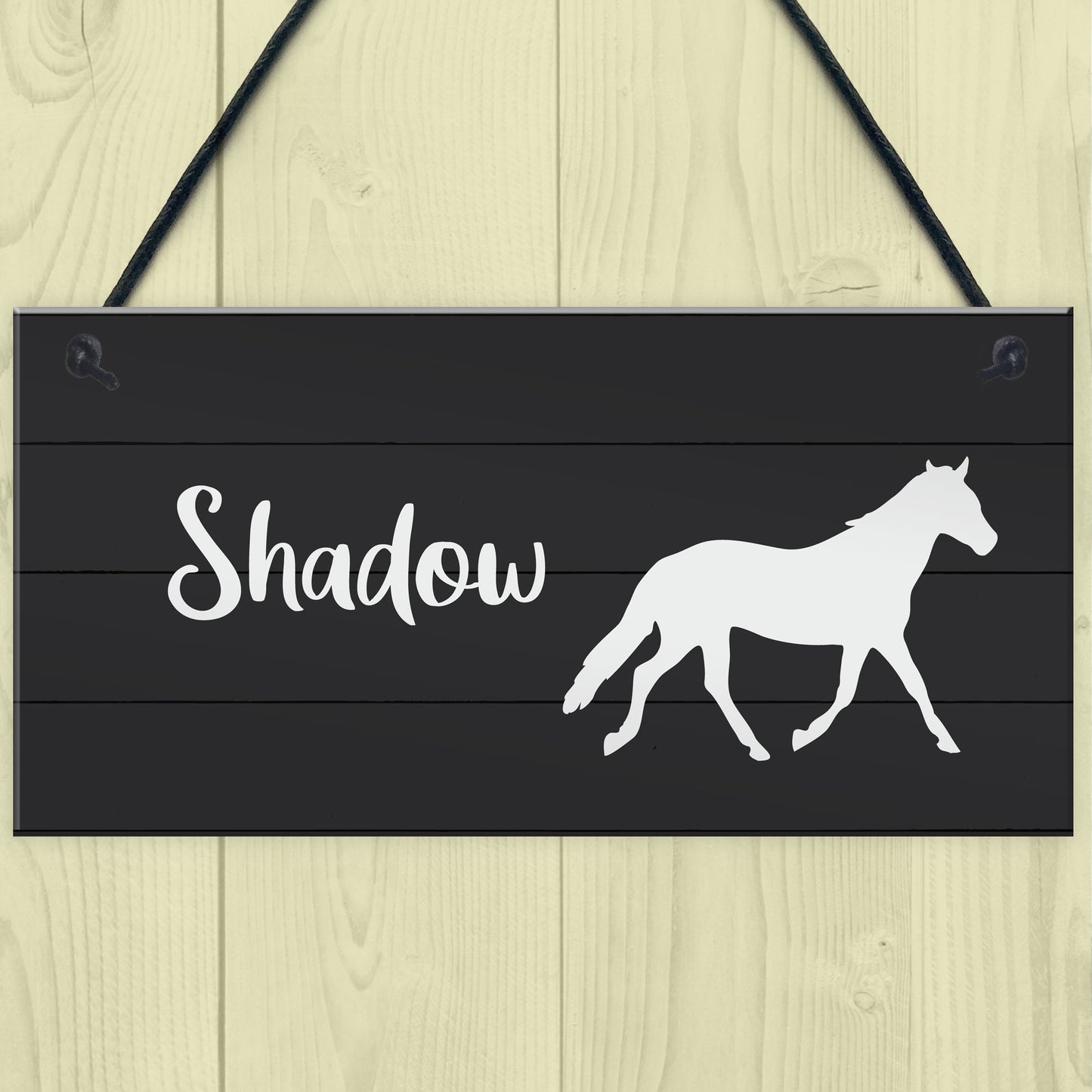 Horse Stable Sign Personalised Hanging Door Sign Horse Sign