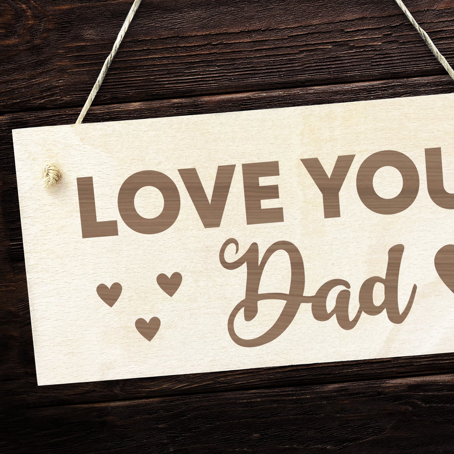 Fathers Day Gift Dad Gift Wood Hanging Sign Dad Birthday Gift