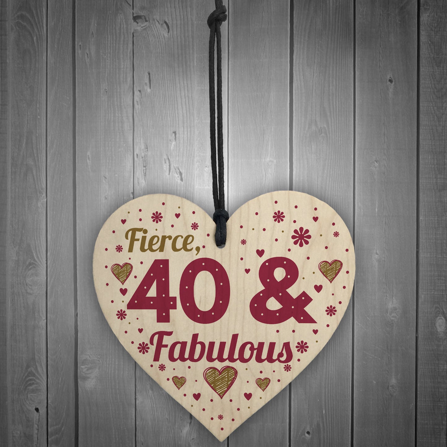 40 And Fabulous Gift 40 Birthday Decorations 40th Birthday Gift
