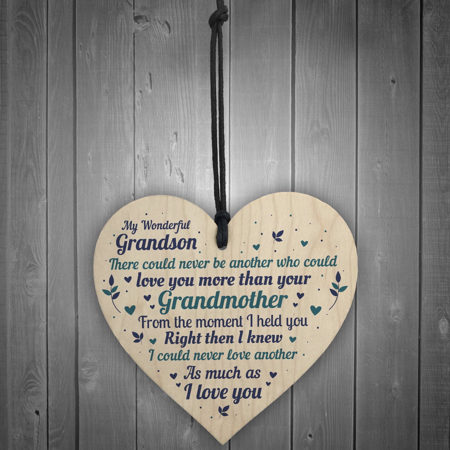 Birthday Gifts For Grandson From Grandparents Heart Keepsake