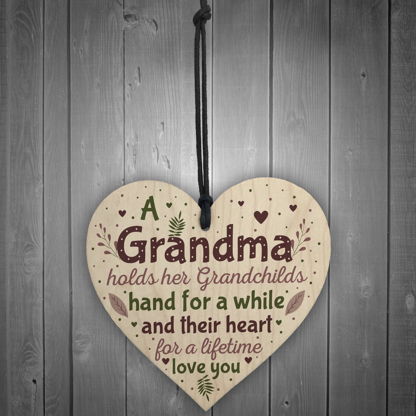 Grandma Keepsake Grandma Birthday Christmas Gift From Grandson