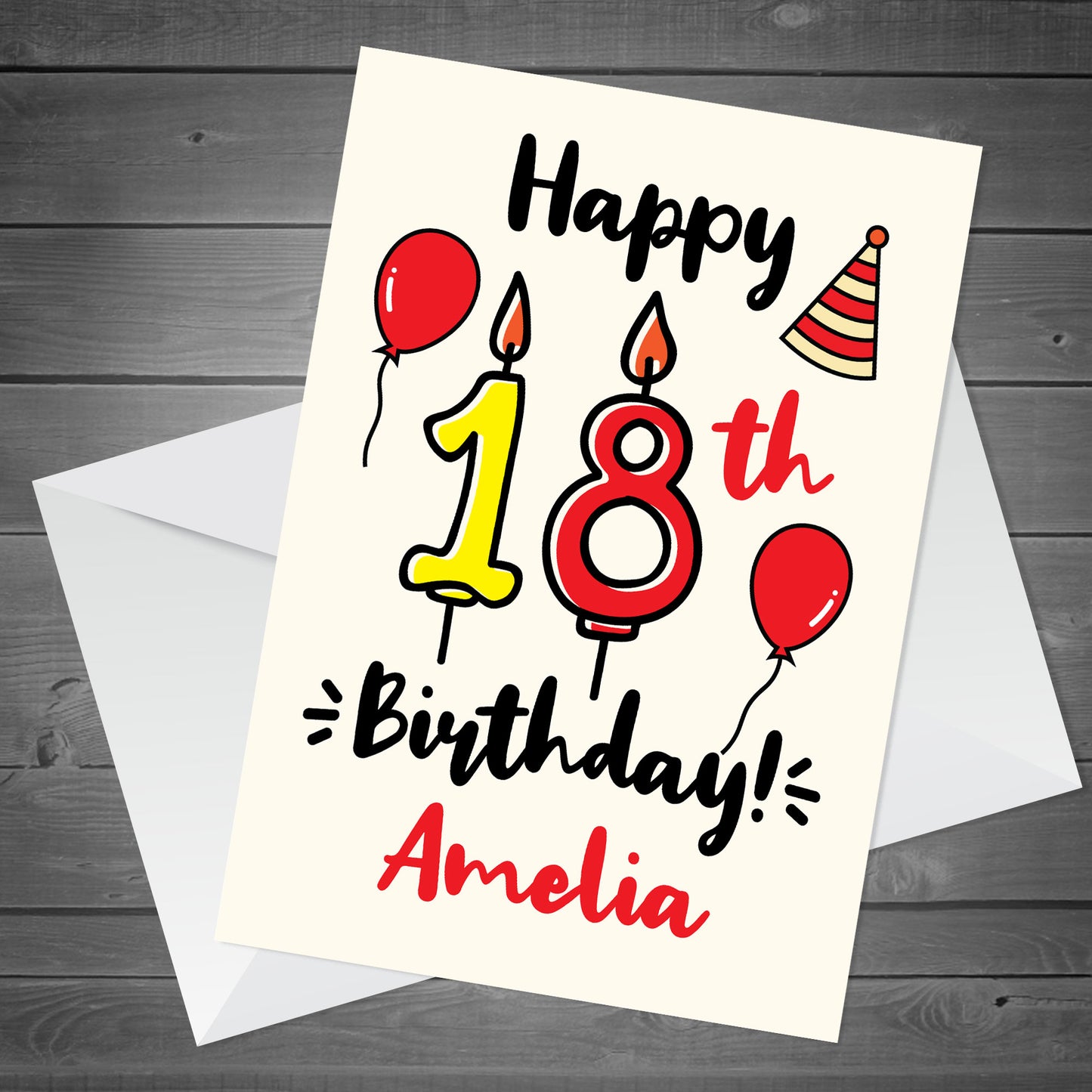 18th Birthday Card For Daughter Son Personalised Male Female