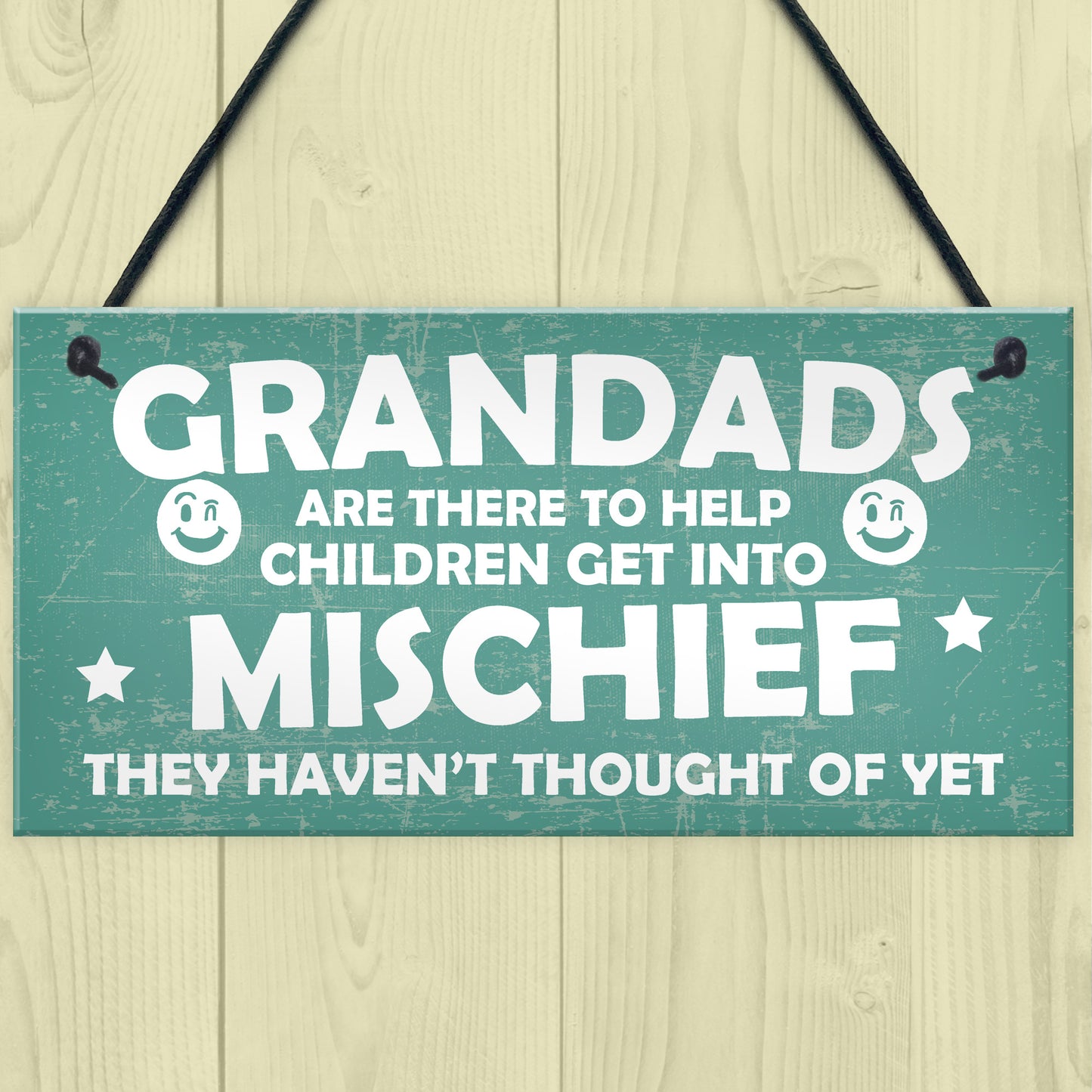 Funny Sign Grandad Birthday Gift Wall Plaque Fathers Day Gifts