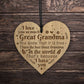 Great Grandma Gift Thank You Birthday Christmas Gift Engraved