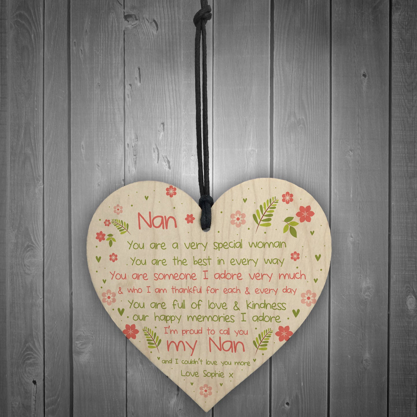 Nan Gift From Grandchildren Personalised Birthday Christmas Gift