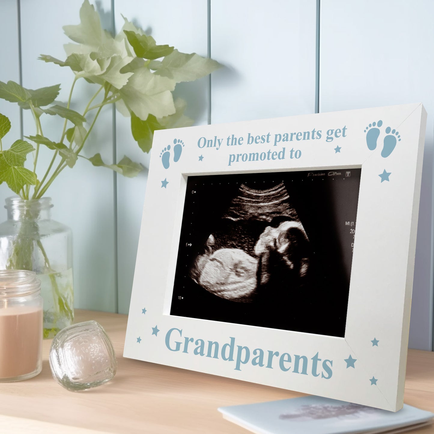 Baby Announcement Gift Promoted To Grandparents Photo Frame Bump